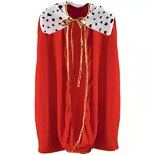 Niño King Queen Robe Rojo Parte Accesorio 1 Cuenta 1 Pkg