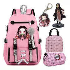 Mochila Para Portátil Demon Slayer Nezuko, 5 Unidades Por Ju