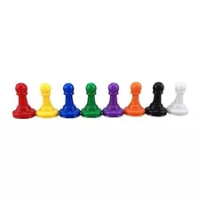 Honbay 80pcs Multicolor Peones De Plastico Piezas Para Jueg