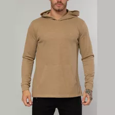 Casaco Red Feather Trico Hood Mocha Masculino