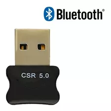 Receptor Bluetooth Adaptador Usb 5.0 Plug Play Pc Notebook