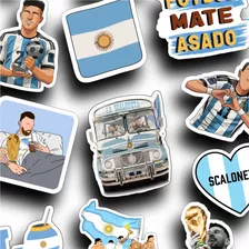 Kit Imprimible | Argentina Campeón Mundial | 40 Stickers!