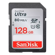 Cartão De Memória Sandisk Sdxc Ultra 128gb 80mb/s