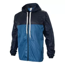 Campera Deportiva Rompeviento Hombre Bolsillos Abrigo