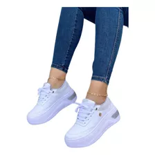Zapato Deportivo De Salir Blanco Para Dama 