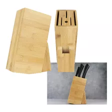 Faqueiro Organizador Porta Facas Bambu Utensílios De Cozinha