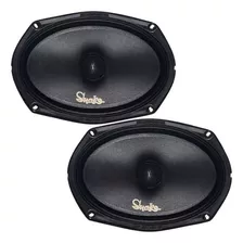 Par De Alto Falantes 69 Snake Pro 6x9 4 Ohms Esv 260w Rms Cor Preto