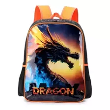 Mochila Escolar Infantil Masculina Dragões - Cruzeiro