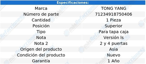 Moldura Para Tapa Caja Sup Chevrolet Silverado 2500 07-13 Foto 2