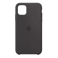 Carcasa De Silicona Para iPhone 11, Negro Marca Apple