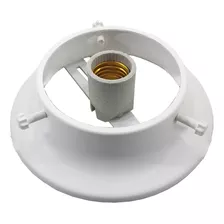 Plafonier Cosmos Branco C/ Receptáculo Porcelana Radial 110v/220v