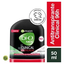 Desodorante Bi-o Clinical Roll-on Para Hombre 50 Ml Fragancia Té Verde