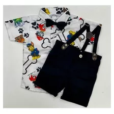 Conjunto Infantil Tematico Patrulha Canina Roupa Menino