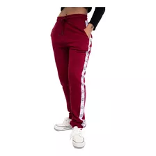 Pantalon Jogger Mujer Spitfire 360 Big Head Laterales Burdeo