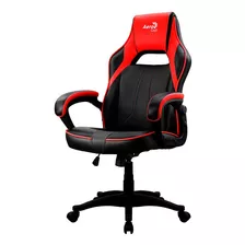 Cadeira Gamer Escritório Aerocool Ac40c Air Preto E Vermelho