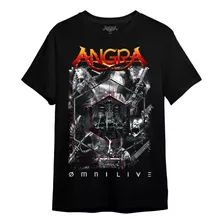 Camiseta Oficial Angra - Omni Live - Oferta!