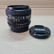 Lente Para Cámara Nikon Af Nikkor 50mm 1:1.4d