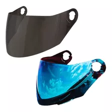 Viseira Azul + Fumê P/ Capacete Pro Tork Evolution G3 Ao G8