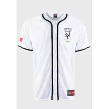 Camisa De Baseball Prison Nyc 00 White