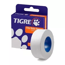 10 Pç Fita Vedarosca 18mm X 50 Metros Tigre Cor Branco Liso