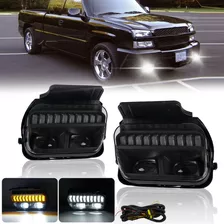 Luces Antiniebla Led Para Chevy Silverado Todos Los Mo.