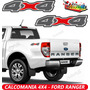  Portaplacas Premium Ford Ranger Raptor 4x4 Juego 2 Piezas