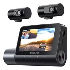 Dash Cam 2.5k Frontal Y Trasera, 3 Canales 2.5k+1080p+1...