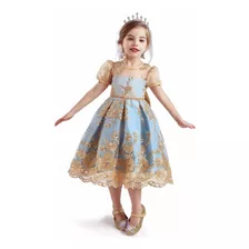 Vestido Elegante De Bebé Niña Fiesta Princesa Boda 2-10 Años