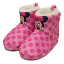 Pantufla Bota Niña Minnie Rosado Disney Tbc 620881reg