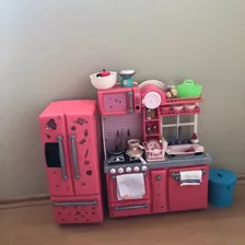 Cocina Y Refrigerador American Girl