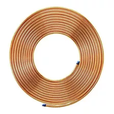 10 Mts Tubo De Cobre 3/8 Flexível Para Gas Promoção