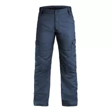 Calça Cargo Azul Guarda Tática Poly Ajust Calcanhar 36 Ao 52