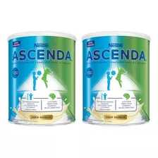 Kit 2 Latas Nestlé Ascenda Sabor Baunilha Lata 364g