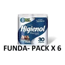 Higienol Premium Doble Hoja Lleve 8 Pague 6 Funda X 6