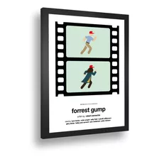 Quadro Decorativo Poster Forrest Gump Filme Art