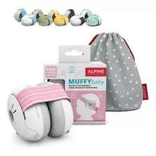 Alpine - Muffy Baby - Protetor Auricular Recém Nascido A 36m Cor Rosa