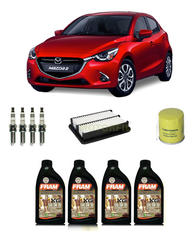 Kit Afinacion Mazda 2 2017-2020 Foto 2