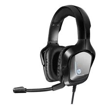 Fone De Ouvido Over-ear Gamer Hp H220gs Preto Com Luz Led