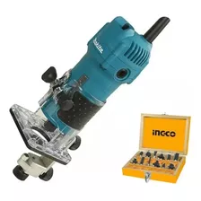 Router Fresadora Tupi 530w Makita 3709 + Kit 12 Fresas Tyt