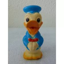 Boneco Antigo Pato Donald Em Vinil 