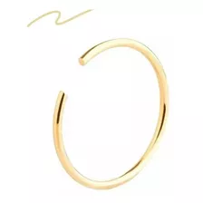 Piercing Argola Liso Ouro 18k Nariz Orelha 7 Mm P37 Oferta