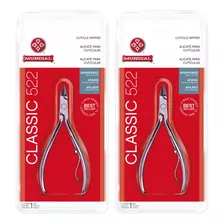 Kit 2 Alicates De Cutícula Classic 522 Mundial Profissional