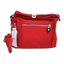 Bolsa Kipling Modelo Wes Diversos Colores Color Rojo