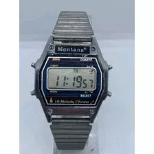Reloj De Pulso Lcd Montana Retro Vintage 