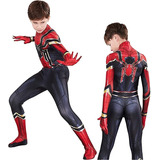 Disfraz De Spiderman NiÃ±o Cosplay Ropa Oro De Alta Calidad