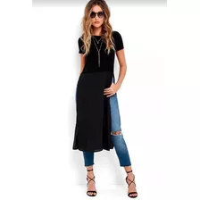 Maxi Blusa Polera Larga Peto Kimono Tallas Grandes Kadrihel