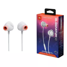 Auriculares Jbl Quantum 50 Cable Gaming Control Volumen Color Blanco