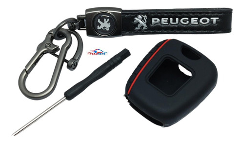 Funda Llave Control Peugeot Partner 206 307 406 407 Llavero Foto 3