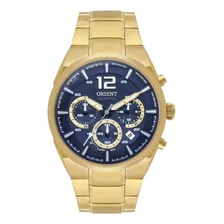 Relógio Orient Mgssc055 D2kx Solar Cronógrafo Dourado