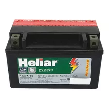 Bateria Heliar Htx7a-bs 6ah Future Xlr Burgman 125 Ninja 250
